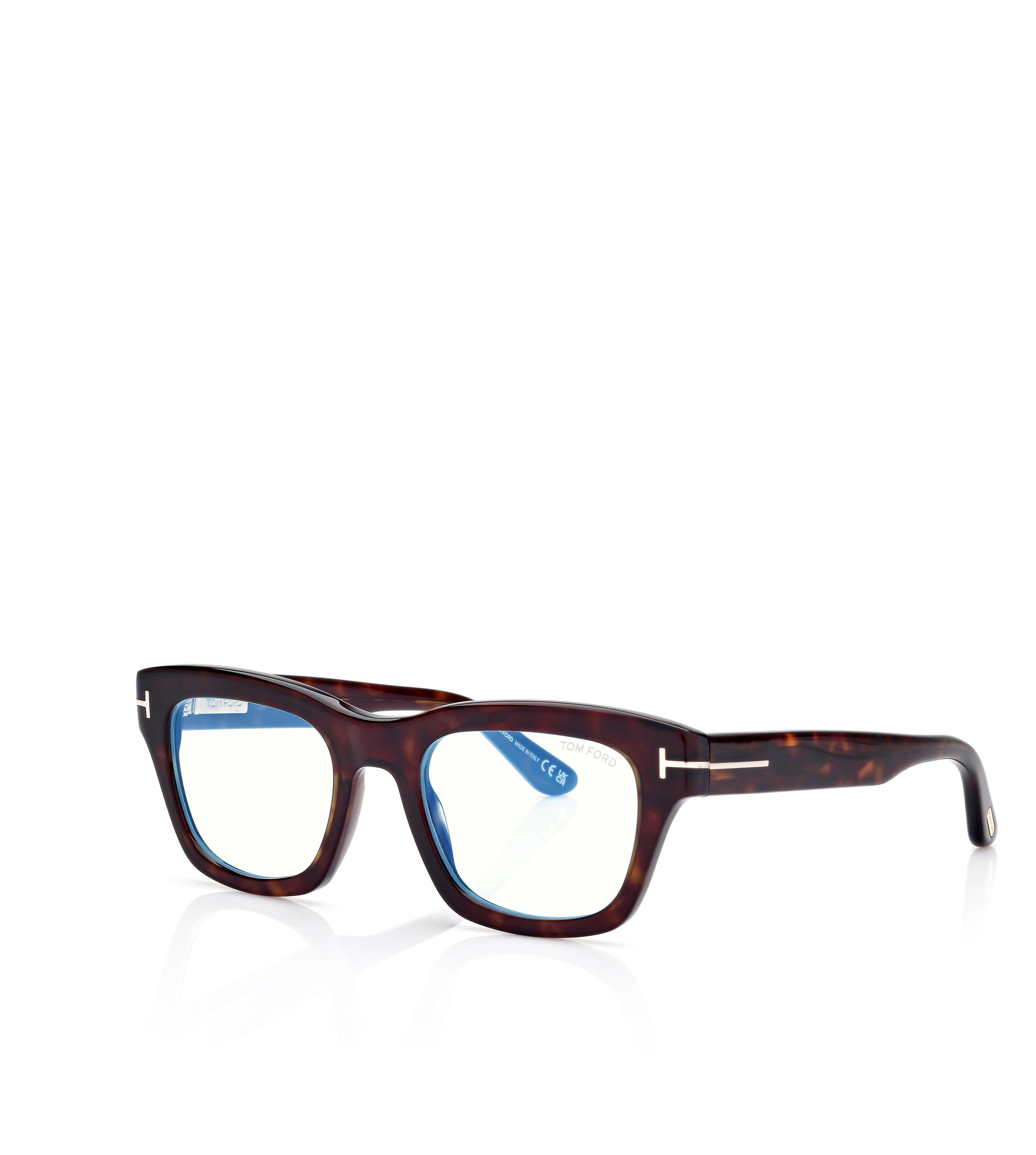 LUNETTES RECTANGULAIRES LUMI&Egrave;RE BLEUE