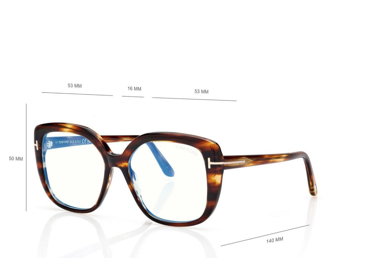 BLUE BLOCK SQUARE OPTICALS image number 3