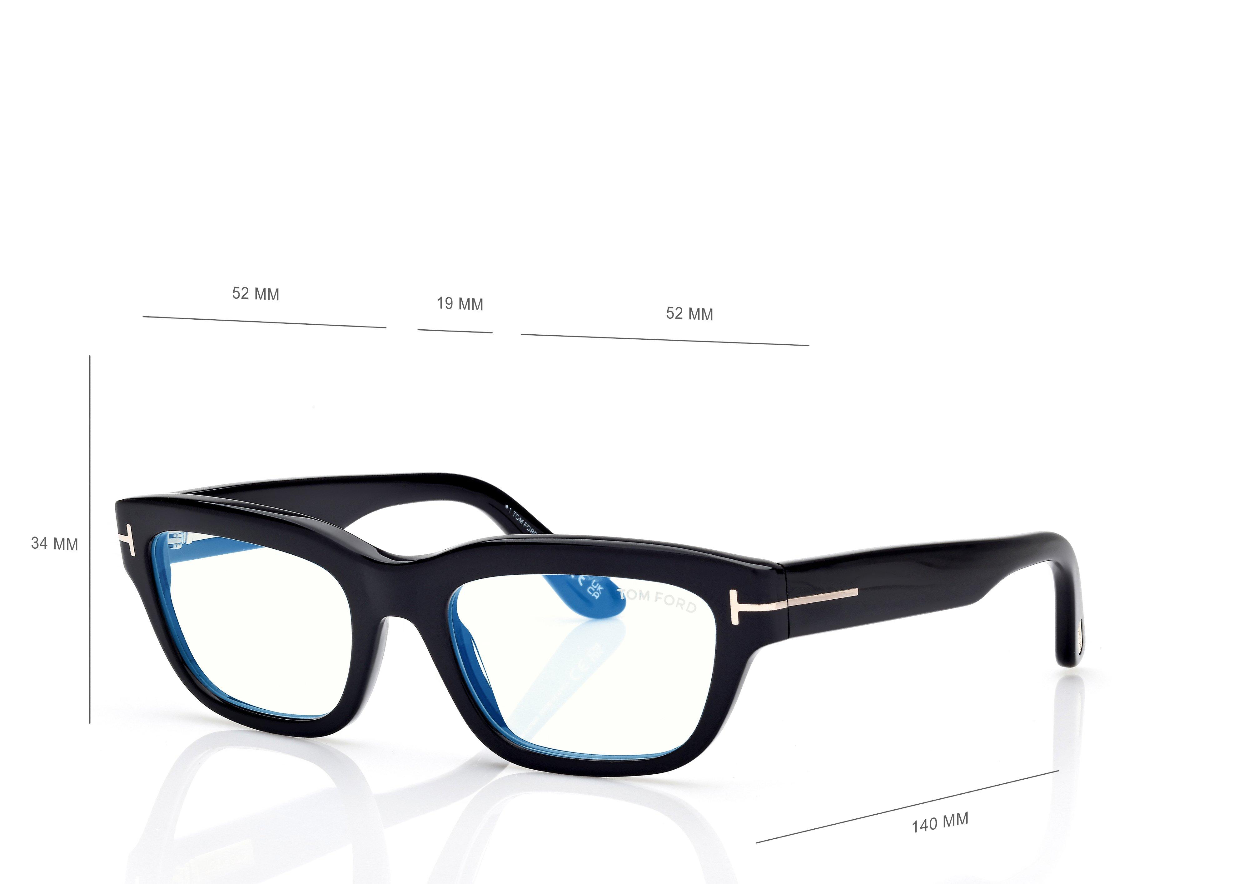 BLUE BLOCK RECTANGULAR OPTICALS | TOM FORD Fashion display picture 2