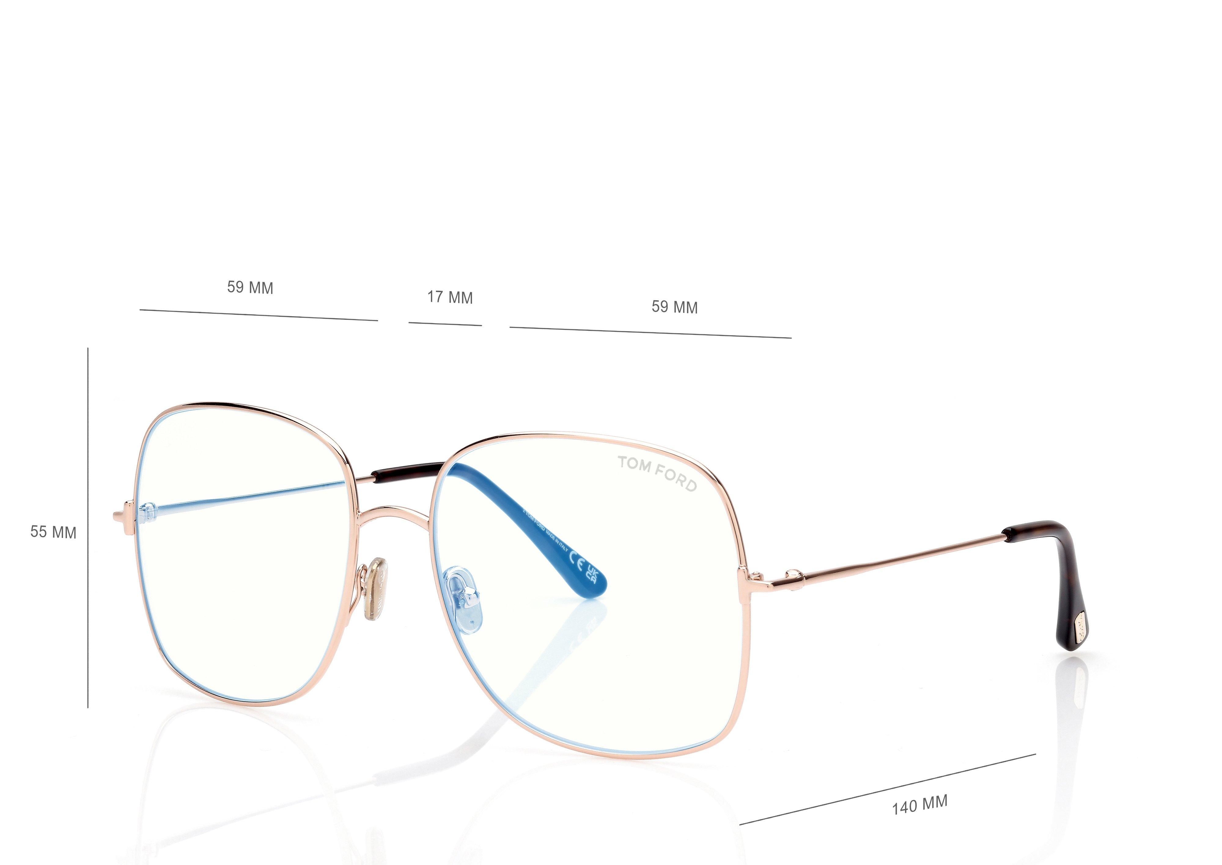 skygrayです　ブルーオブシディアン ハート♡型 BLUE BLOCK SQUARE OPTICALS | TOM FORD Fashion