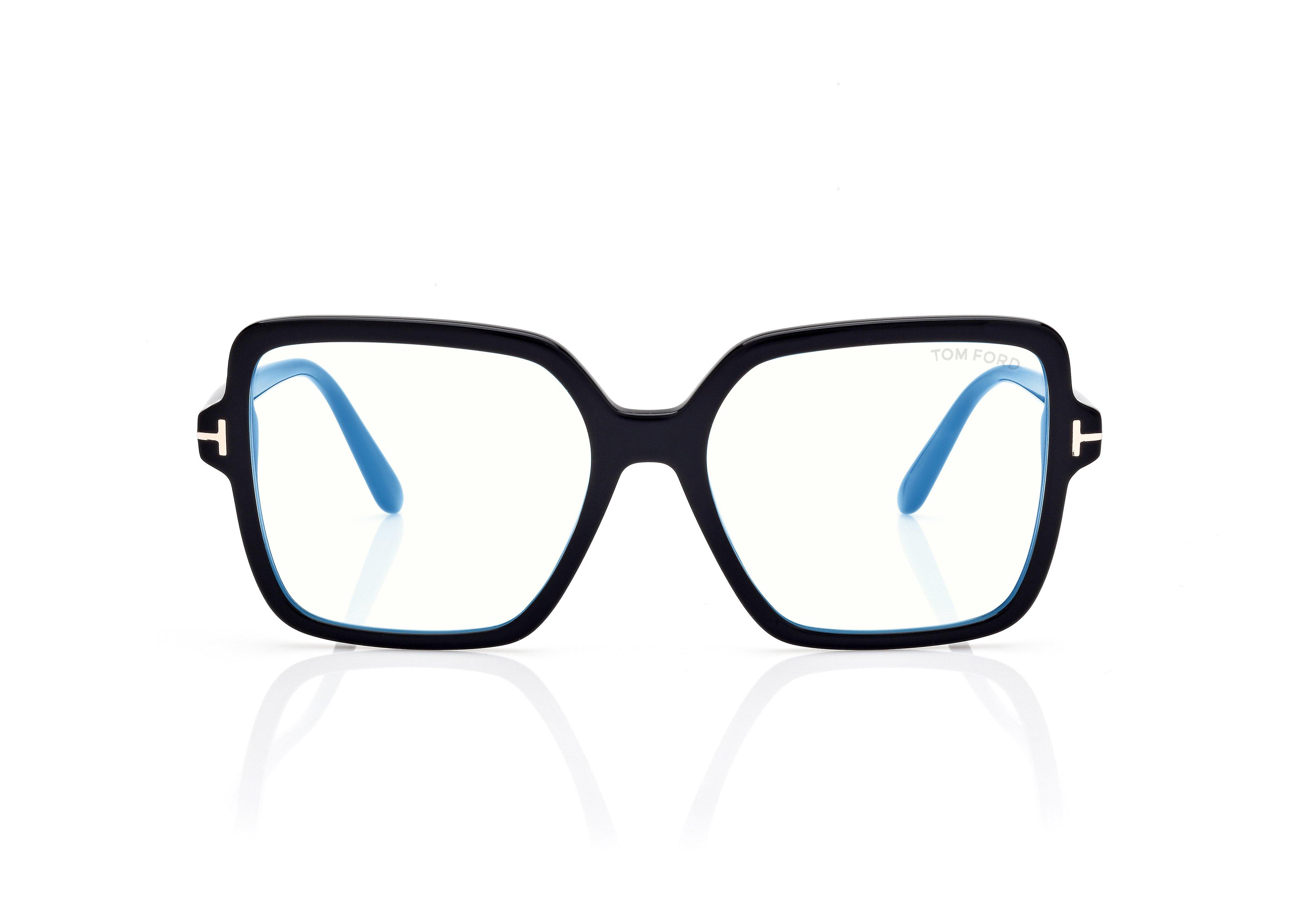 【希少完売新品】TOM FORD TF5543-F-B Blue Block BLUE BLOCK SQUARE OPTICALS | TOM FORD Fashion