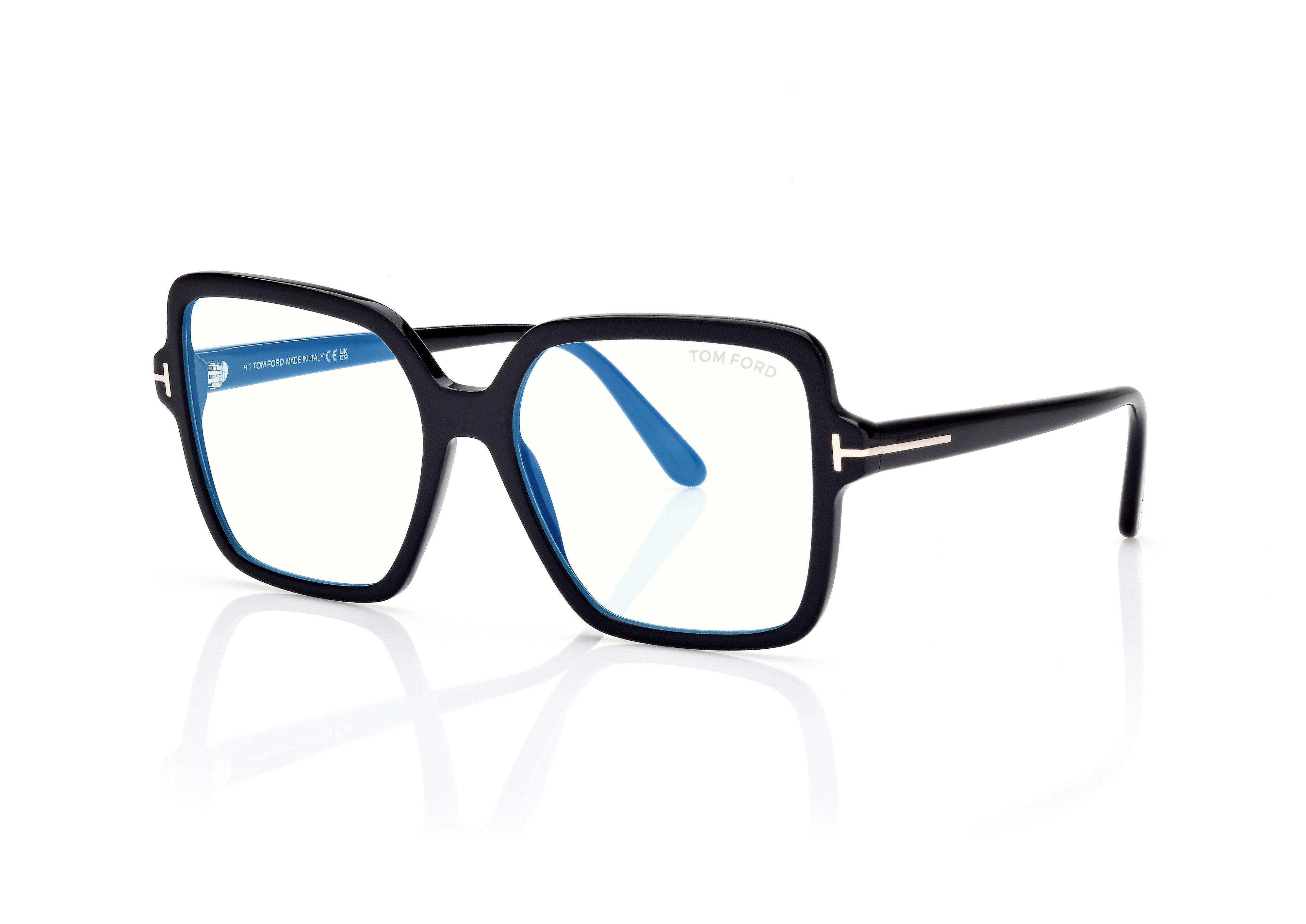 SQUARE BLUE BLOCK OPTICALS | TOM FORD Fashion