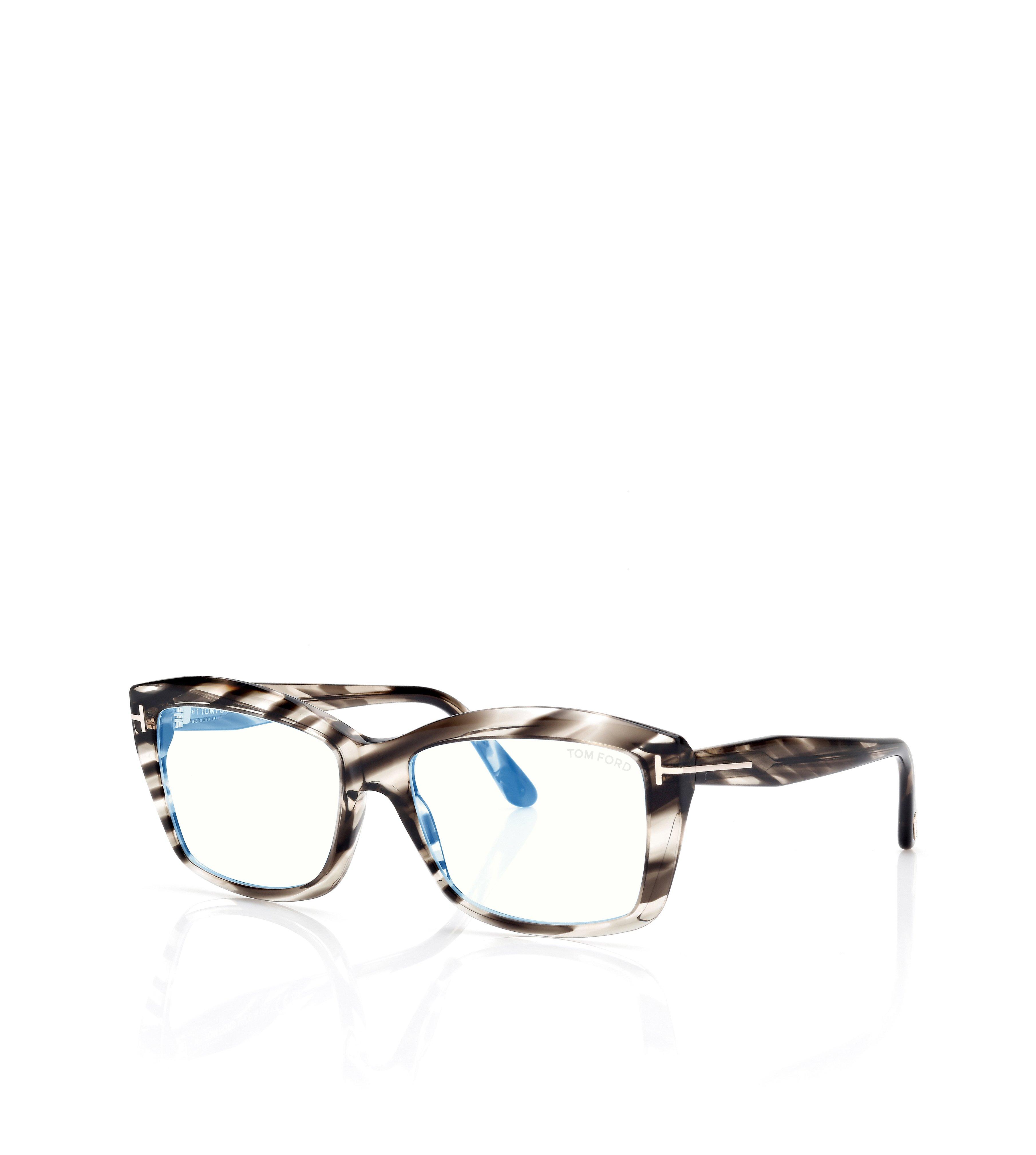 RECHTECKIGE BRILLE MIT BLAULICHTFILTER