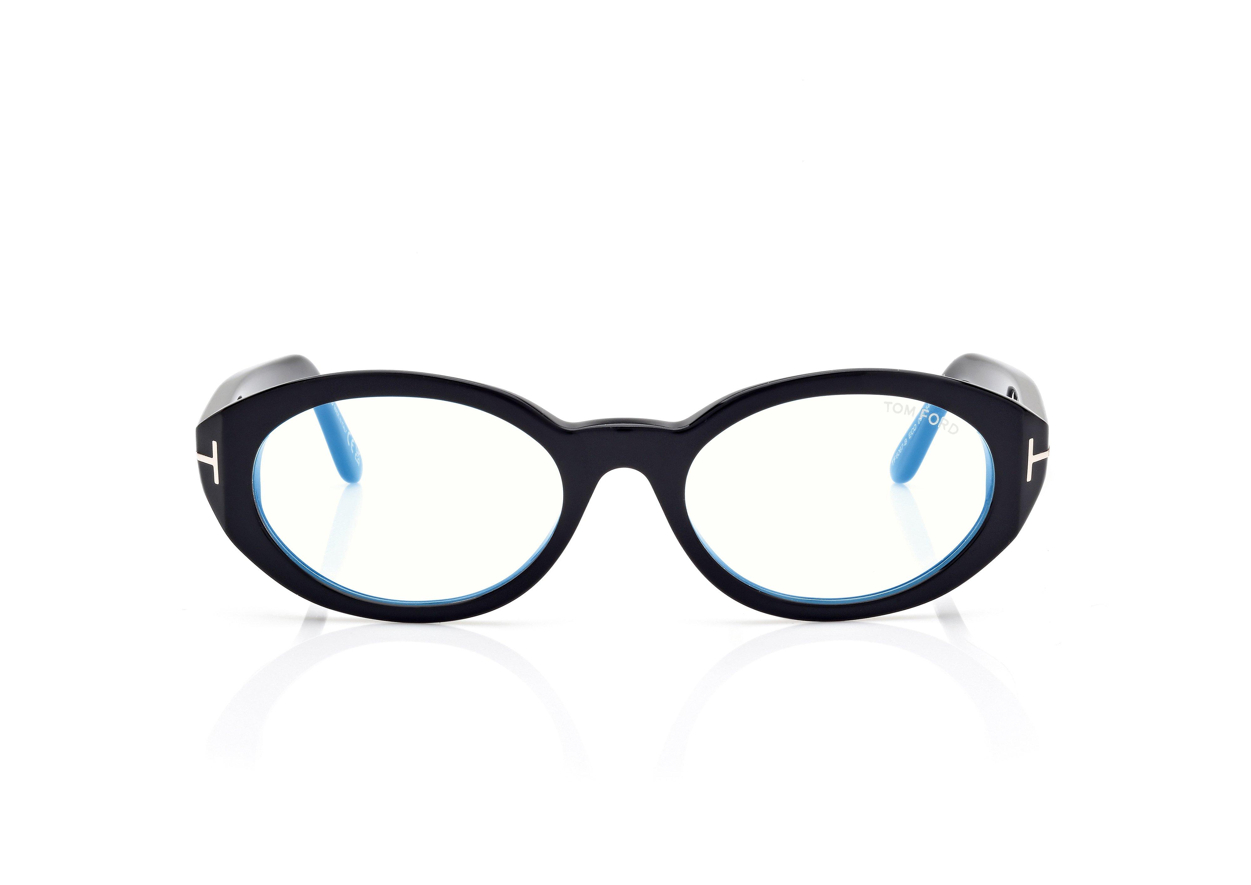 BLUE BLOCK OVAL OPTICALS | TOM FORD Fashion