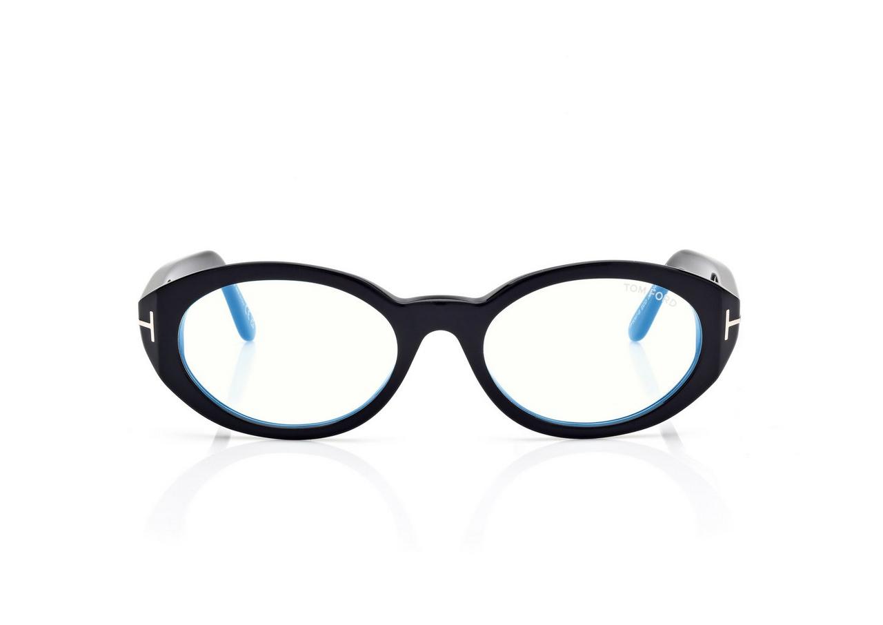 BLUE BLOCK OVAL OPTICALS image number 0