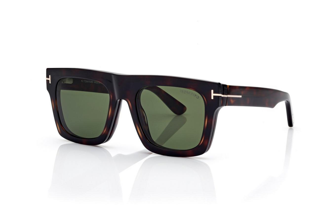 BLUE BLOCK FAUSTO OPTICALS WITH CLIP ON SUNGLASSES image number 1