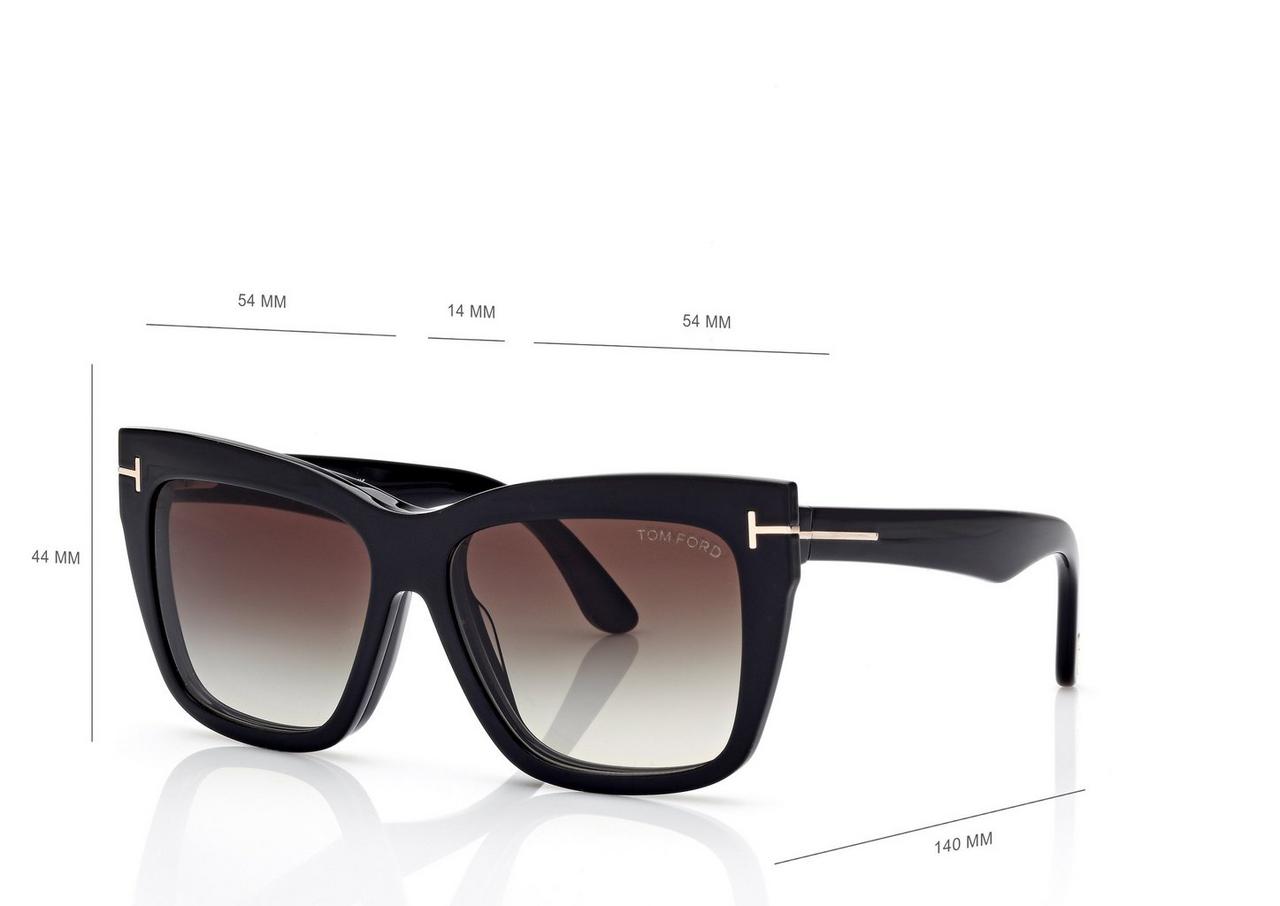 BLUE BLOCK SQUARE OPTICALS WITH CLIP ON SUNGLASSES image number 3