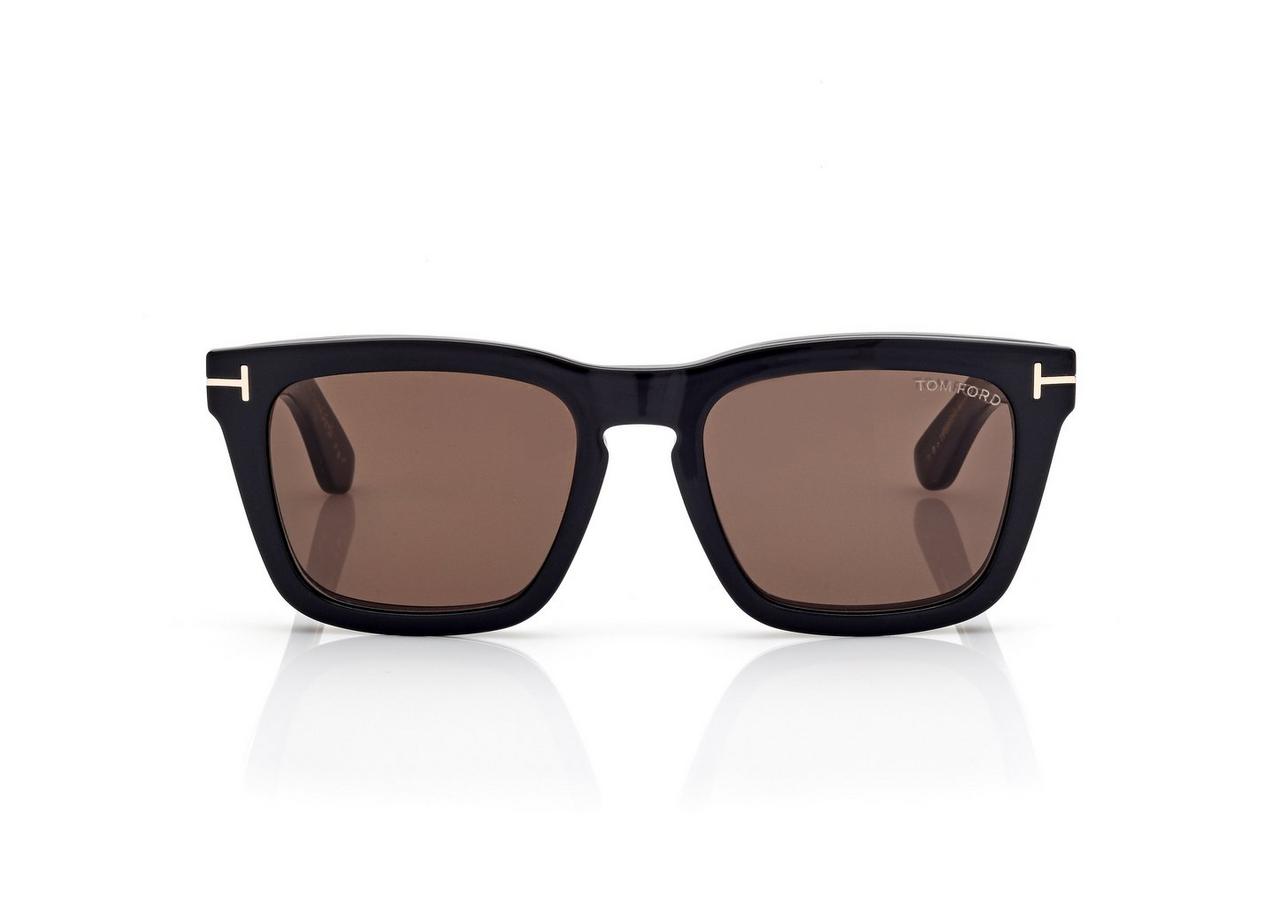 ICON BLUE BLOCK SQUARE OPTICALS WITH CLIP ON SUNGLASSES image number 0