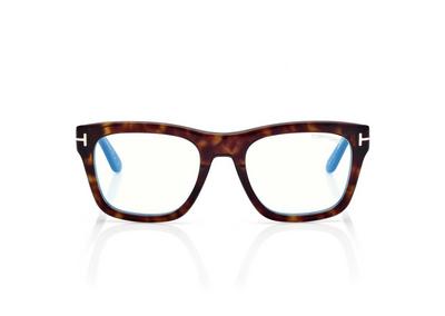 TOM FORD OM DARK HAVANA ICON BLUE BLOCK SQUARE OPTICALS