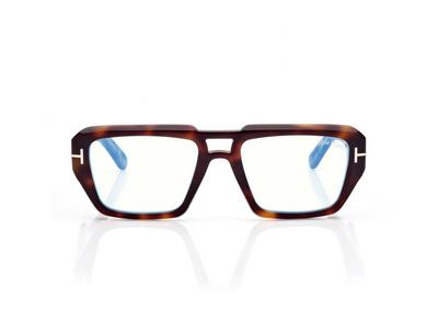 TOM FORD OM LIGHT HAVANA ICON BLUE BLOCK NAVIGATOR OPTICALS