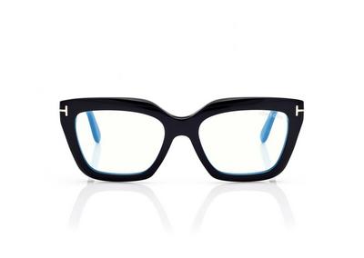 TOM FORD OM BLACK BLUE BLOCK CAT EYE OPTICALS