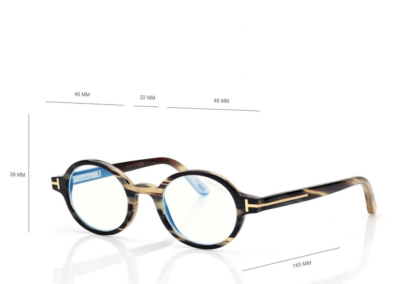 ROUND HORN BLUE BLOCK OPTICALS image number 3