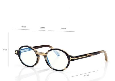 ROUND HORN BLUE BLOCK OPTICALS image number 3