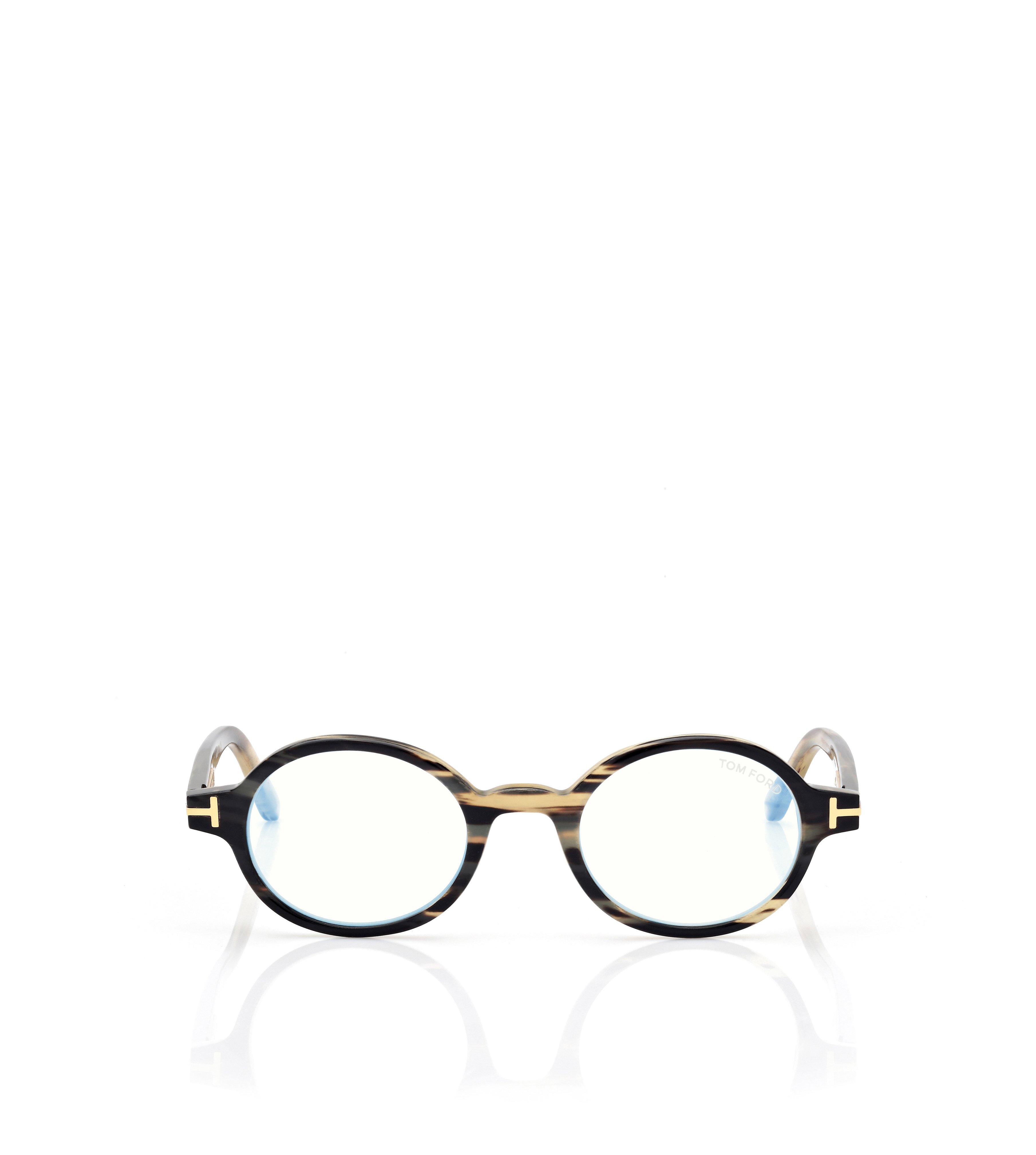 ROUND HORN BLUE BLOCK OPTICALS
