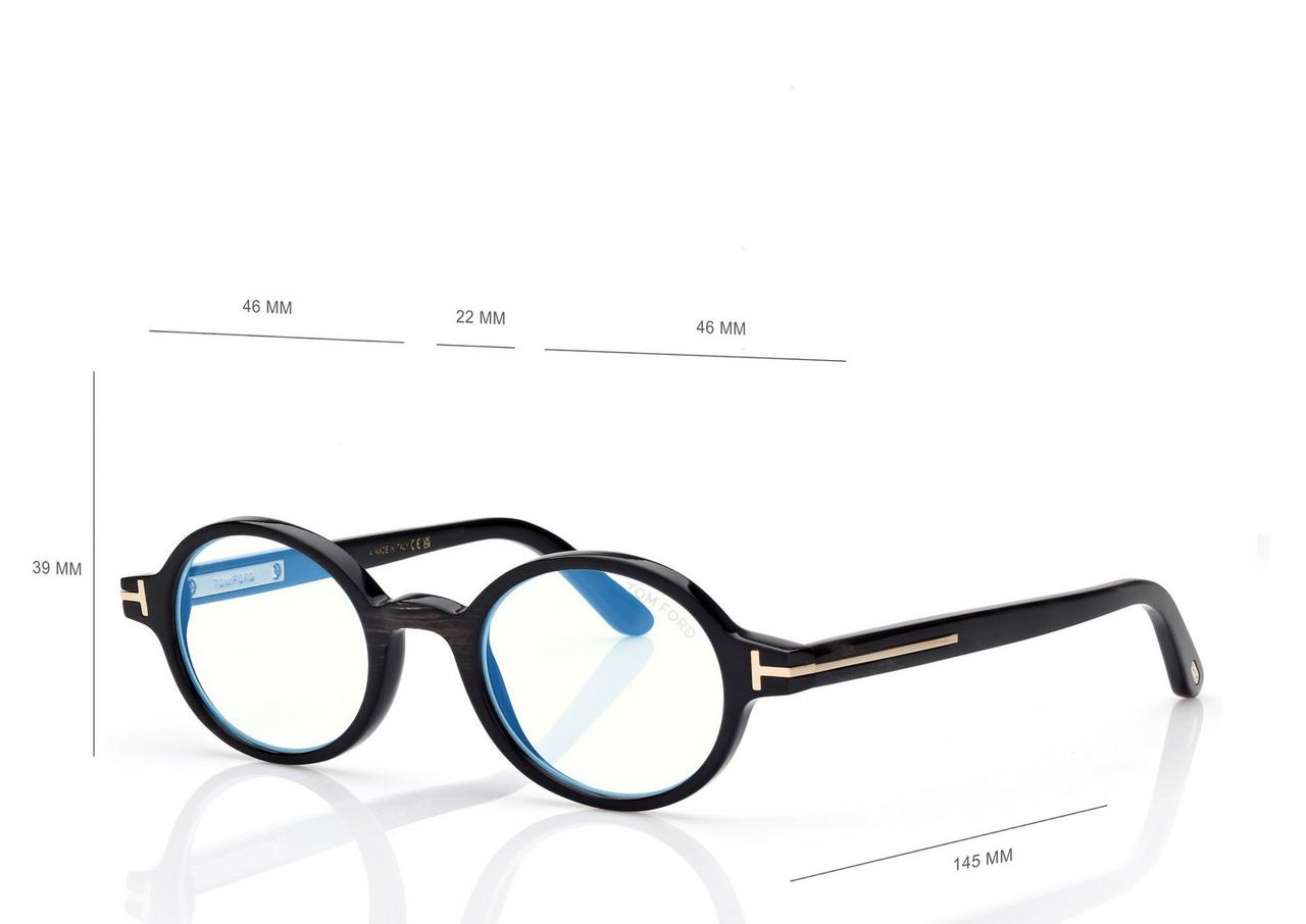 ROUND HORN BLUE BLOCK OPTICALS image number 3