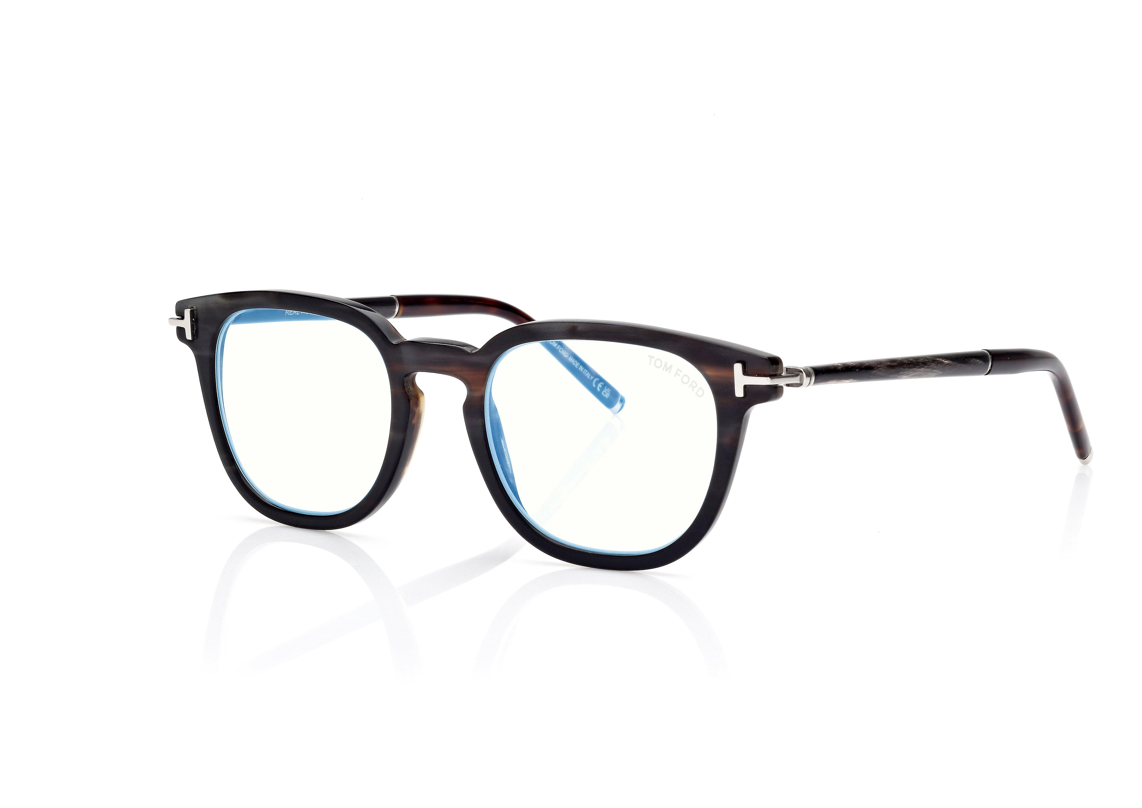 HORN SQUARE BLUE BLOCK OPTICALS | TOM FORD Fashion
