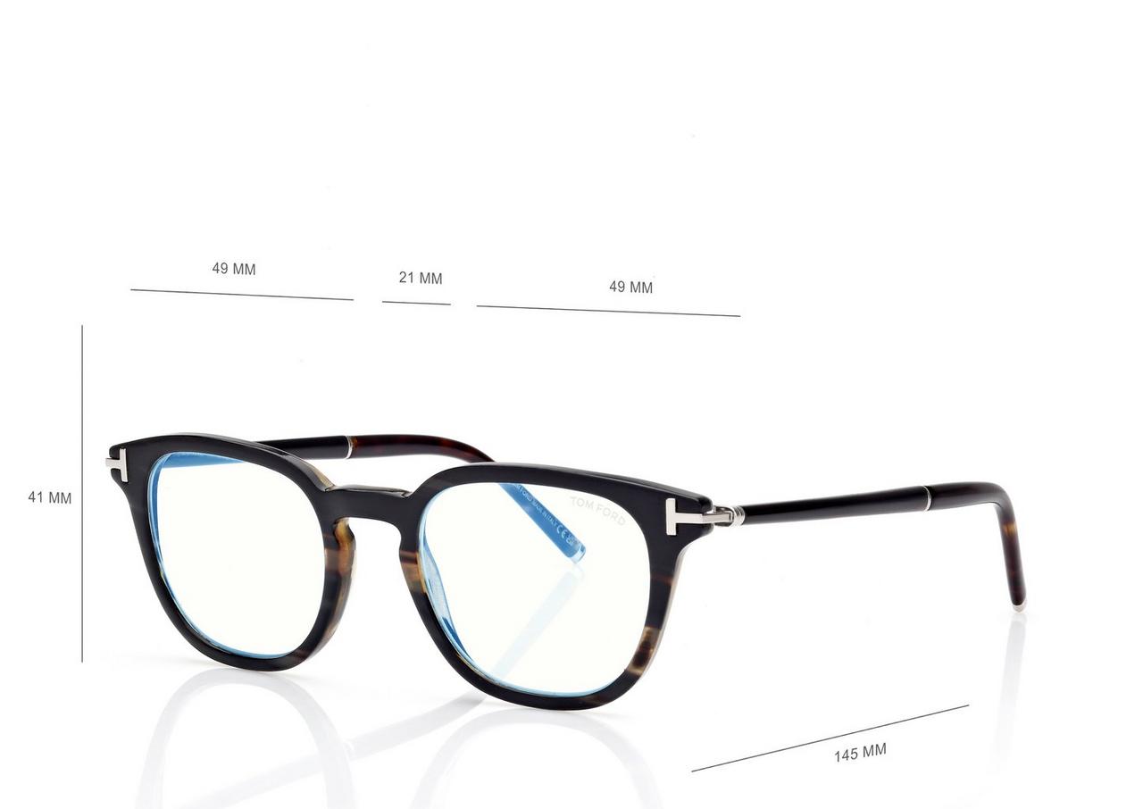 HORN SQUARE BLUE BLOCK OPTICALS image number 3