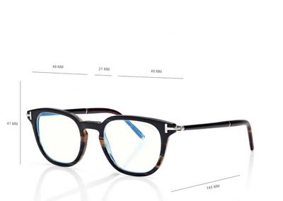 HORN SQUARE BLUE BLOCK OPTICALS image number 3