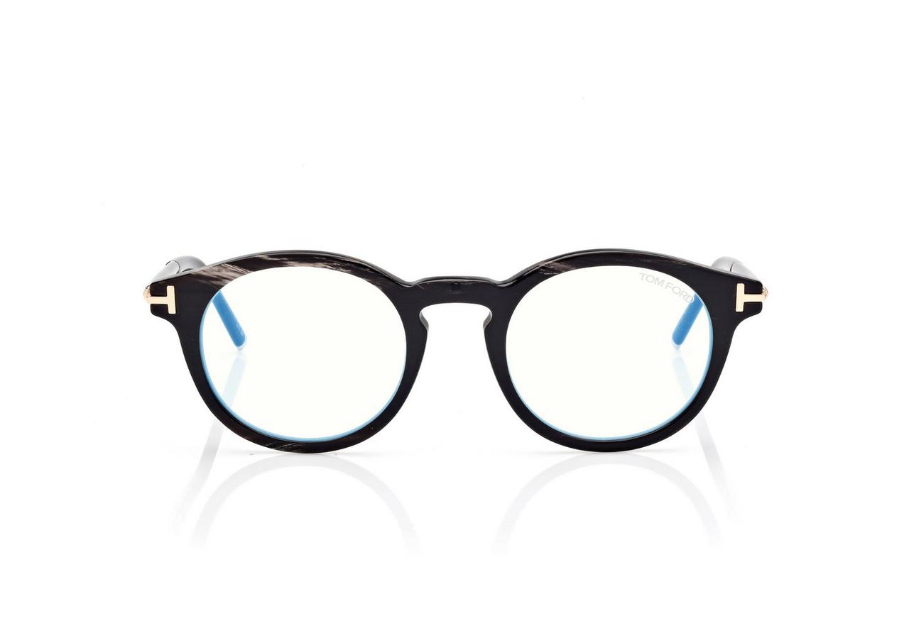 ROUND HORN BLUE BLOCK OPTICALS image number 0