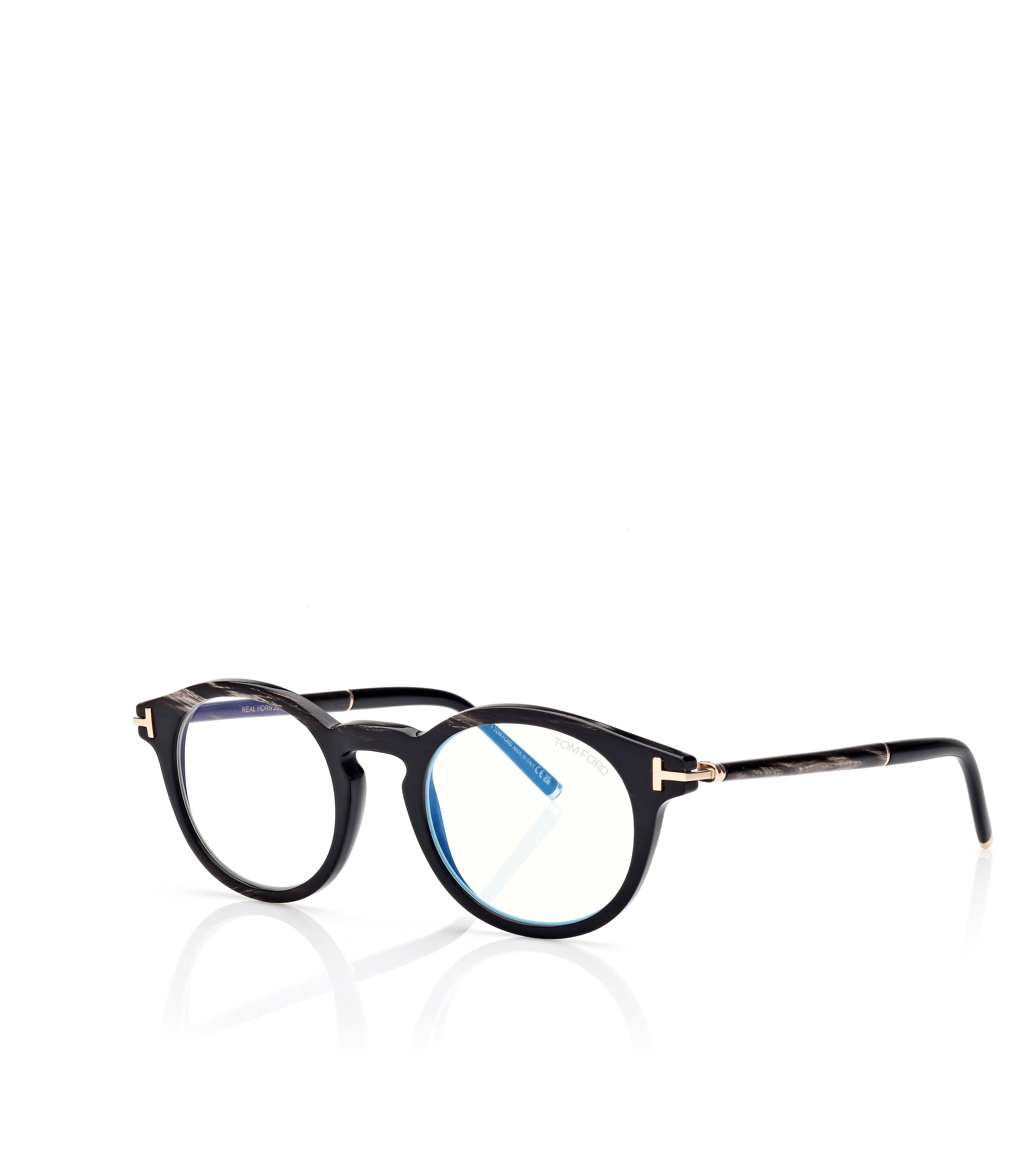 ROUND HORN BLUE BLOCK OPTICALS