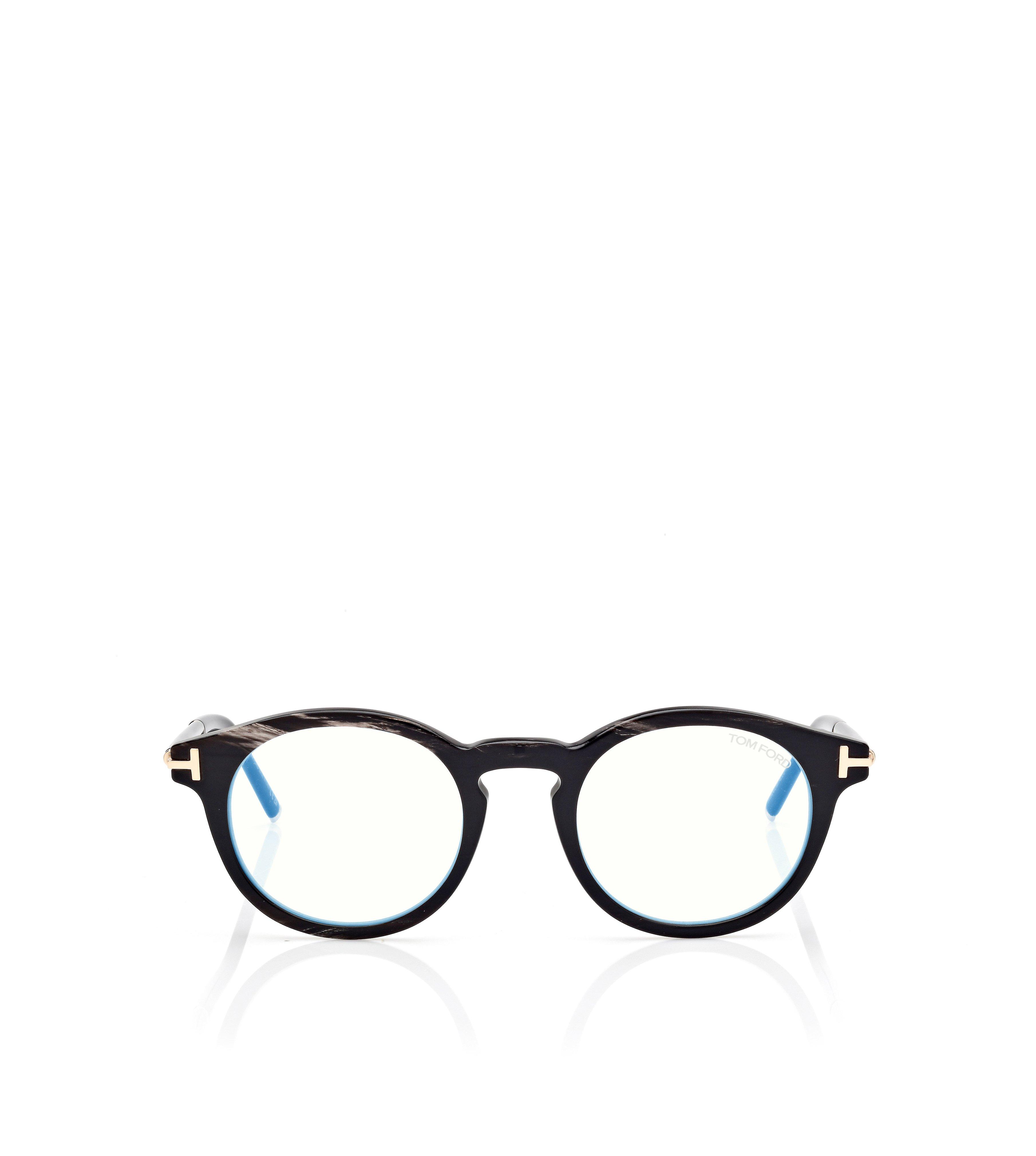 ROUND HORN BLUE BLOCK OPTICALS