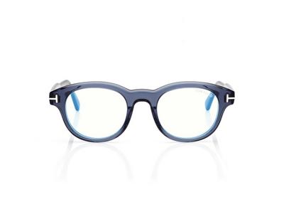 TOM FORD OM BLUE ROUND BLUE BLOCK OPTICALS