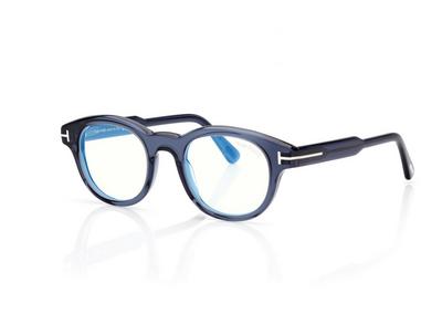 TOM FORD OM BLUE ROUND BLUE BLOCK OPTICALS