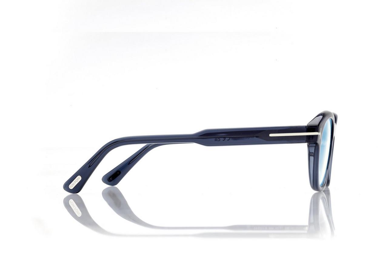 TOM FORD OM BLUE ROUND BLUE BLOCK OPTICALS