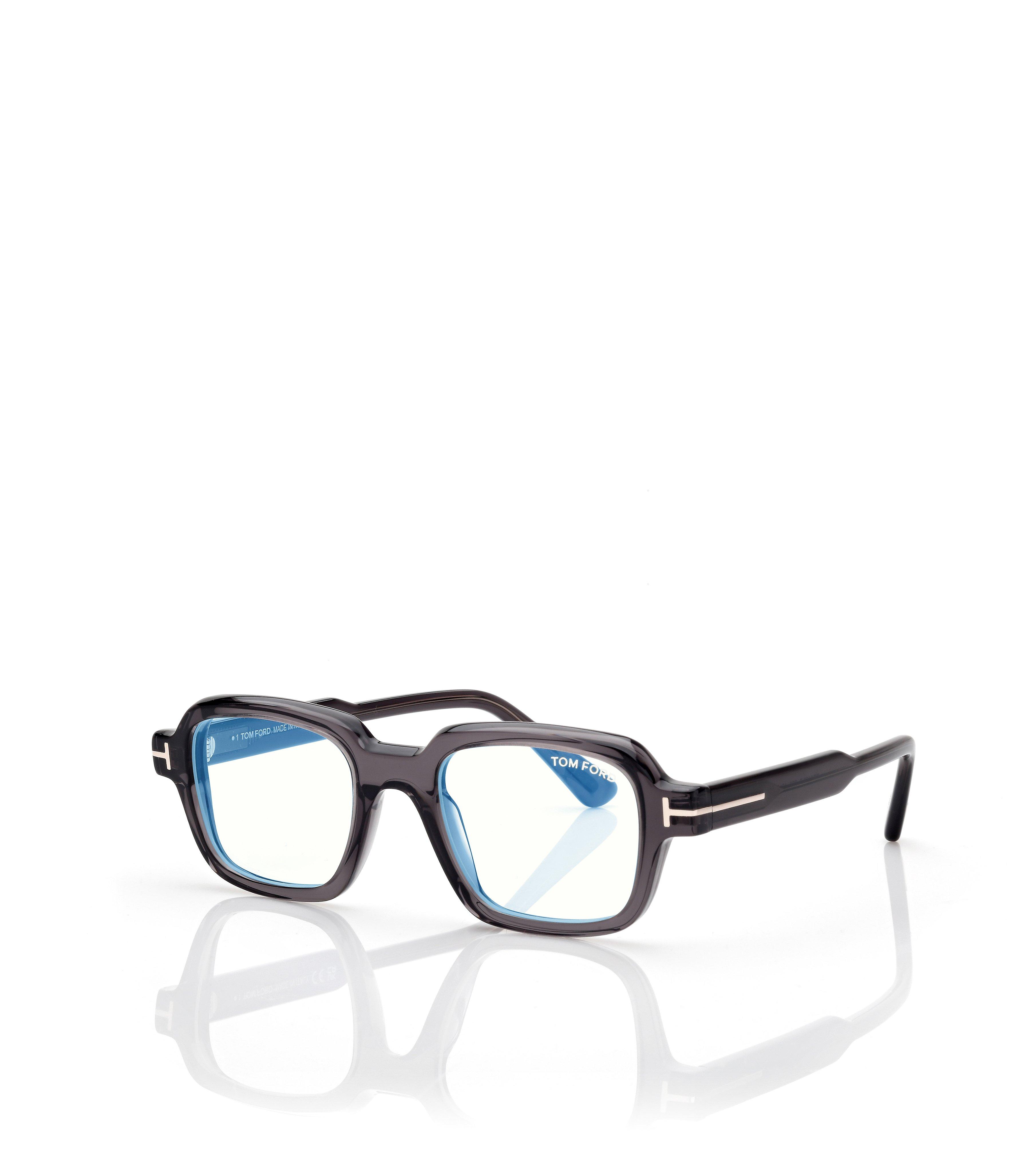 GEOMETRIC BLUE BLOCK OPTICALS