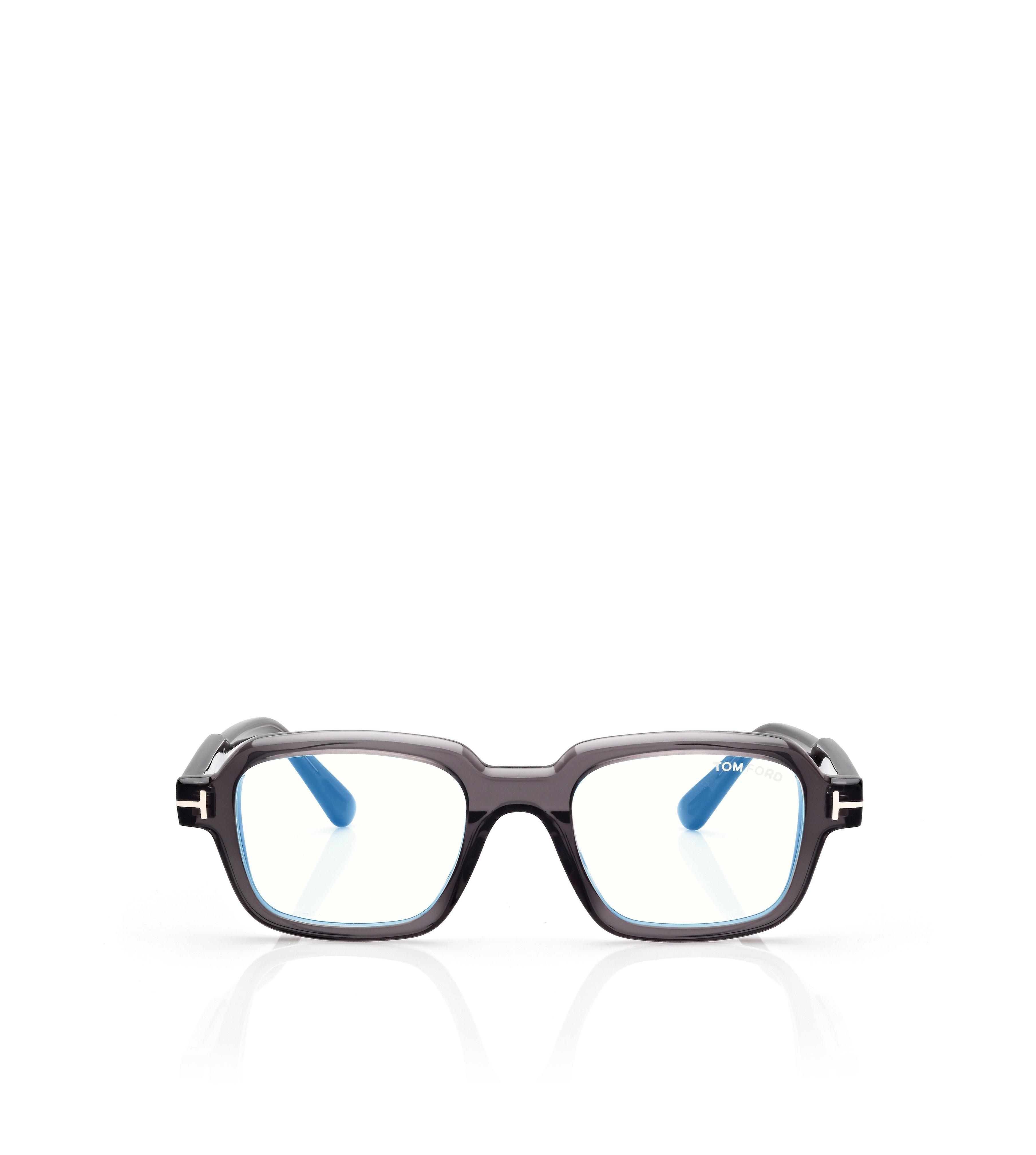 GEOMETRIC BLUE BLOCK OPTICALS