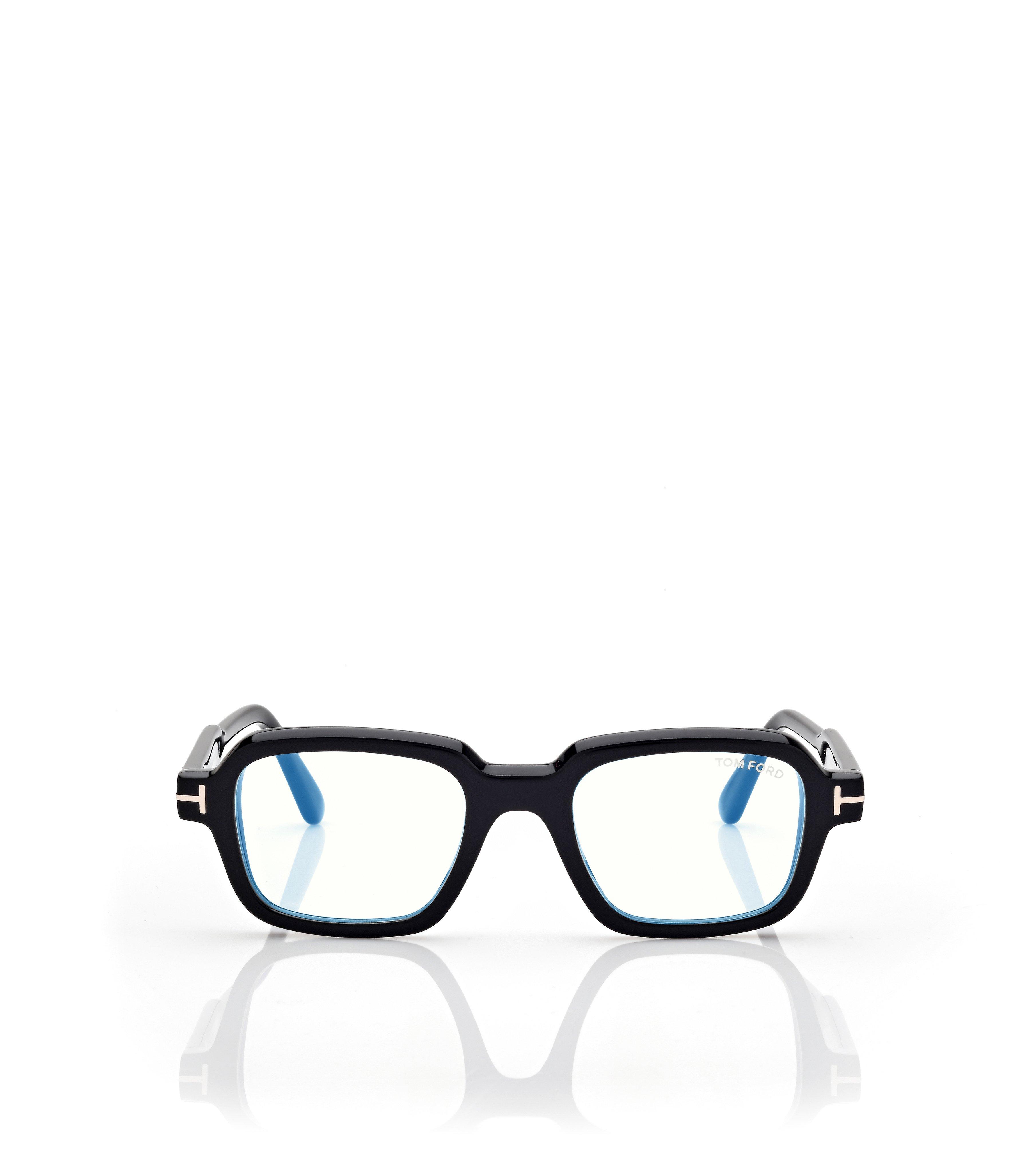 GEOMETRIC BLUE BLOCK OPTICALS