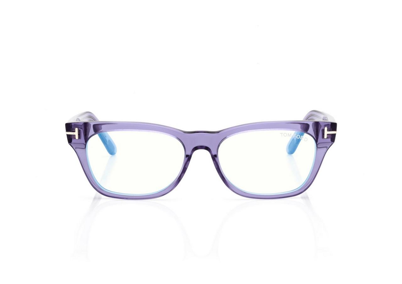 TOM FORD OM WINE OCCHIALI DA VISTA RETTANGOLARI CON FILTRO LUCE BLU