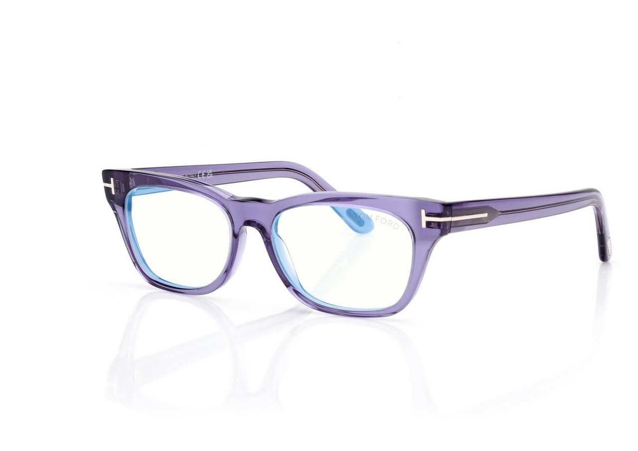 TOM FORD OM WINE OCCHIALI DA VISTA RETTANGOLARI CON FILTRO LUCE BLU