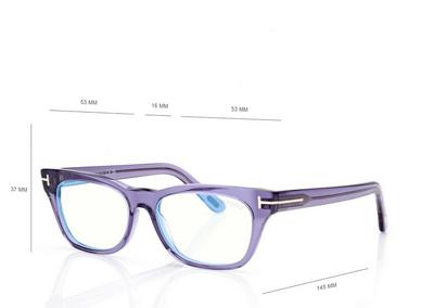 TOM FORD OM WINE OCCHIALI DA VISTA RETTANGOLARI CON FILTRO LUCE BLU
