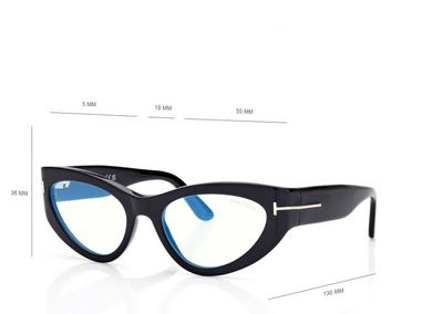 BLUE BLOCK CAT EYE OPTICALS image number 3