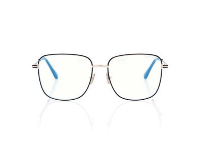 TOM FORD OM BLACK BLUE BLOCK SQUARE OPTICALS