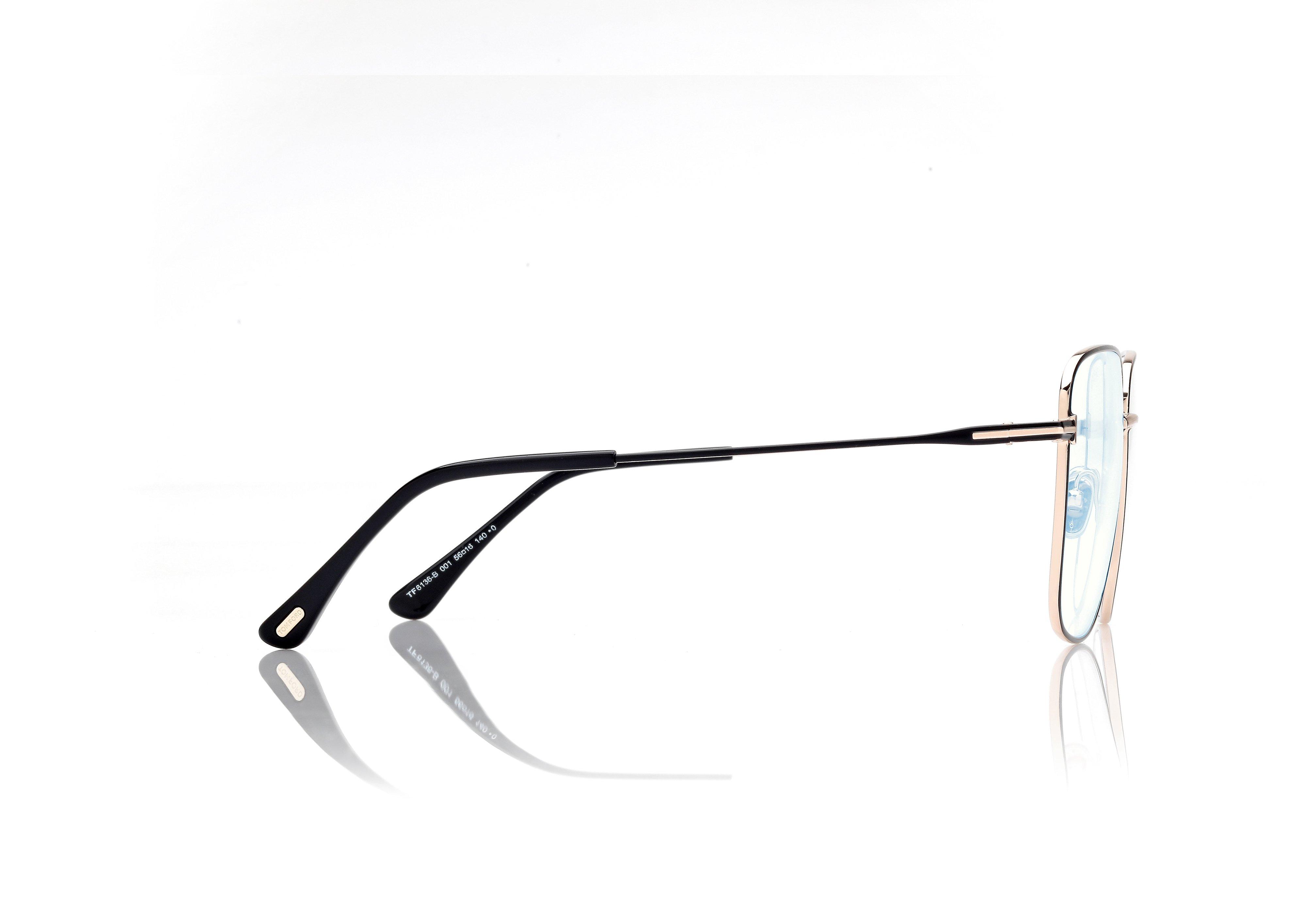BLUE BLOCK SQUARE OPTICALS | TOM FORD Fashion