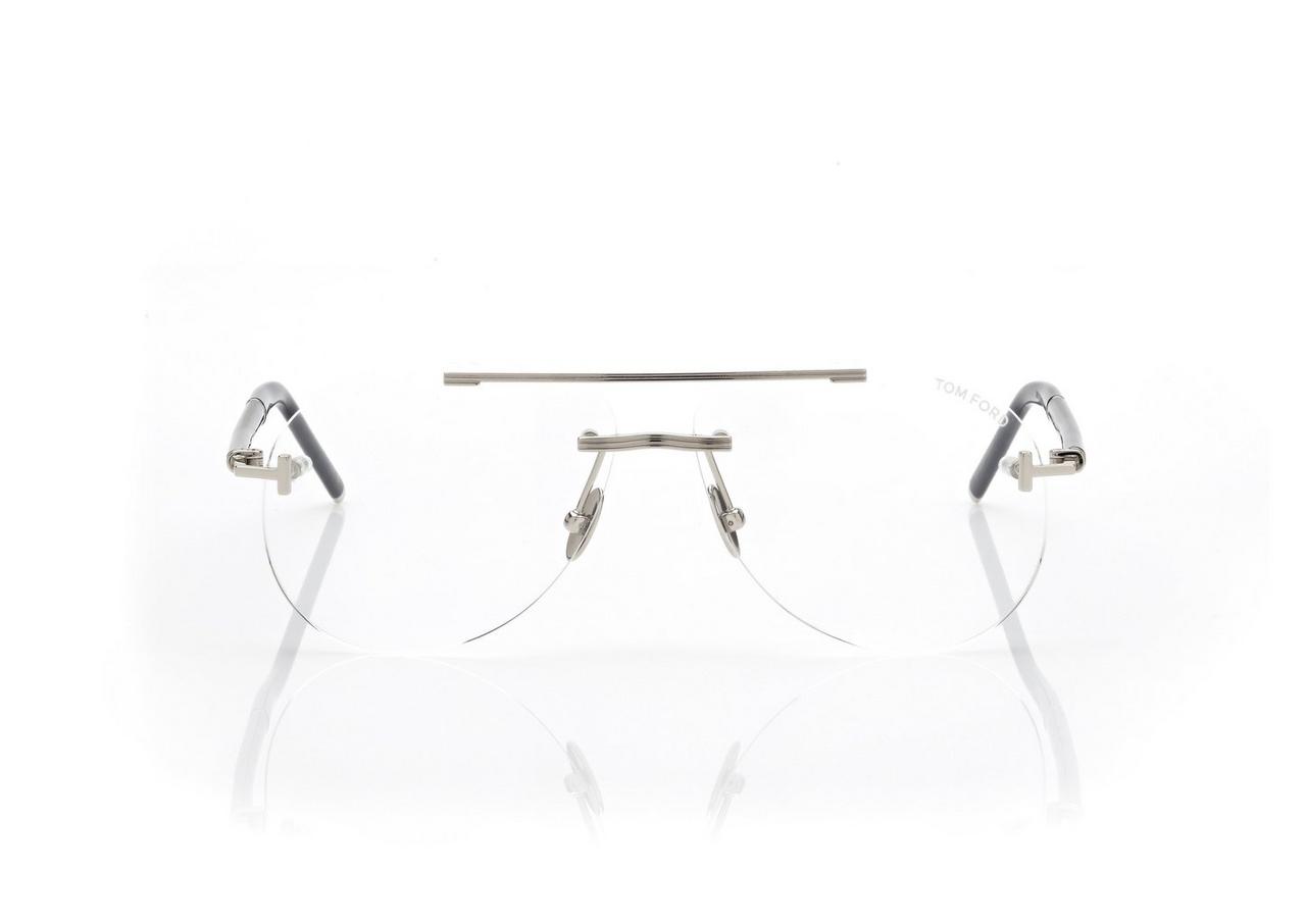 TOM FORD OM PALLADIUM NAVIGATOR TITANIUM BLUE BLOCK OPTICALS
