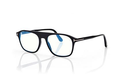 TOM FORD OM BLACK BLUE BLOCK PILOT OPTICALS