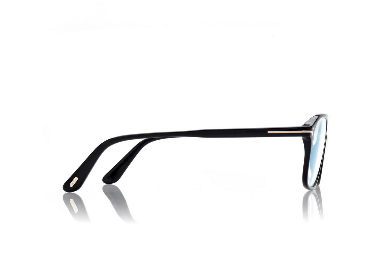 TOM FORD OM BLACK BLUE BLOCK PILOT OPTICALS
