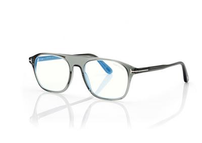 TOM FORD OM GREY BLUE BLOCK PILOT OPTICALS