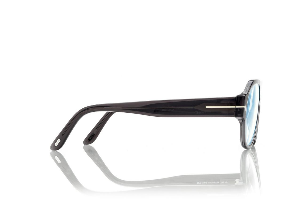TOM FORD  GREY BLUE BLOCK PILOT OPTICALS