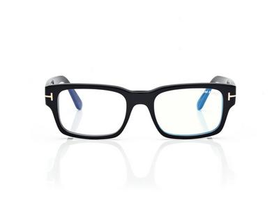TOM FORD  BLACK BLUE BLOCK RECTANGULAR OPTICALS