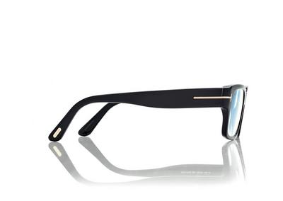 TOM FORD  BLACK BLUE BLOCK RECTANGULAR OPTICALS