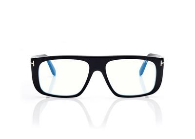 TOM FORD  BLACK BLUE BLOCK PILOT OPTICALS