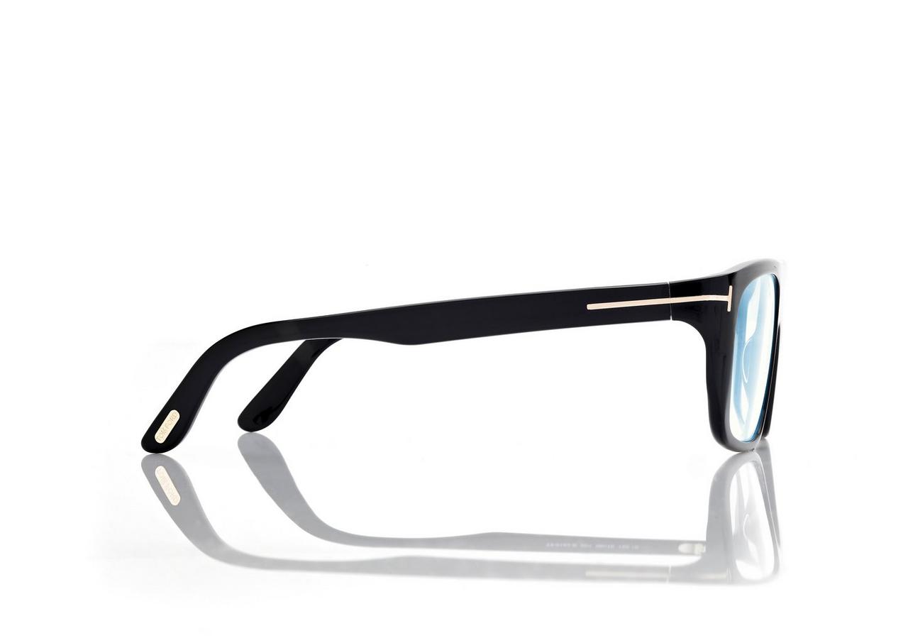 TOM FORD  BLACK BLUE BLOCK PILOT OPTICALS