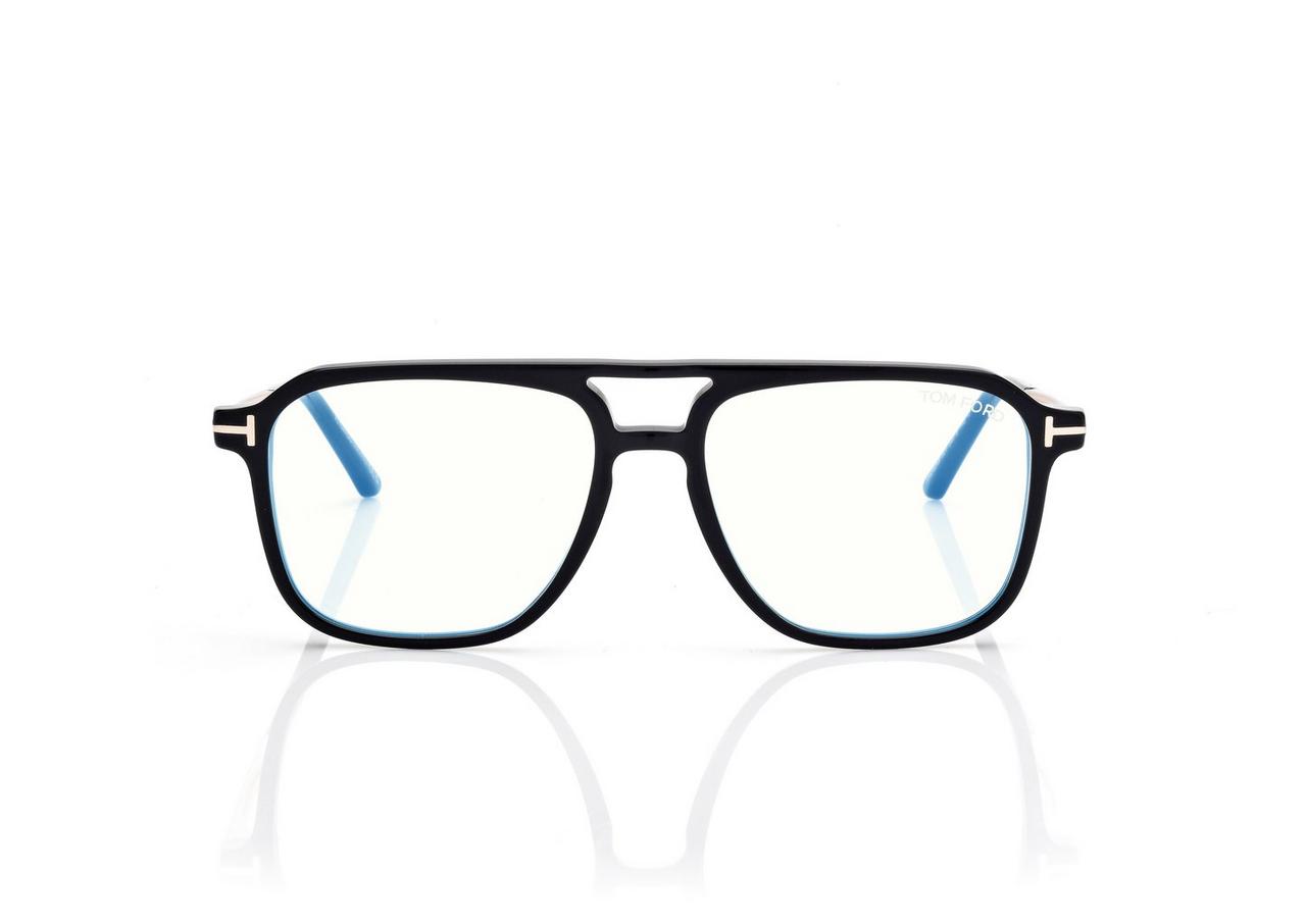 TOM FORD  BLACK BLUE BLOCK NAVIGATOR OPTICALS