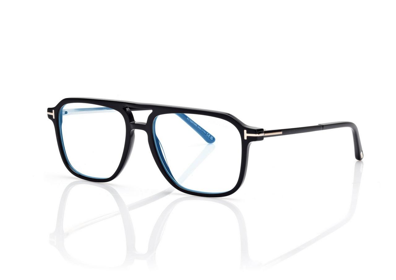TOM FORD  BLACK BLUE BLOCK NAVIGATOR OPTICALS