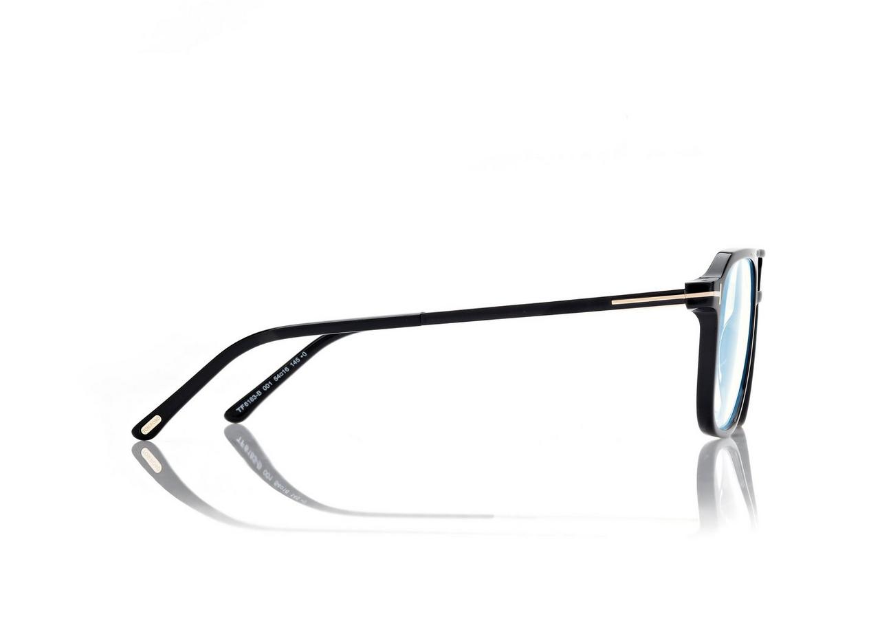 TOM FORD  BLACK BLUE BLOCK NAVIGATOR OPTICALS