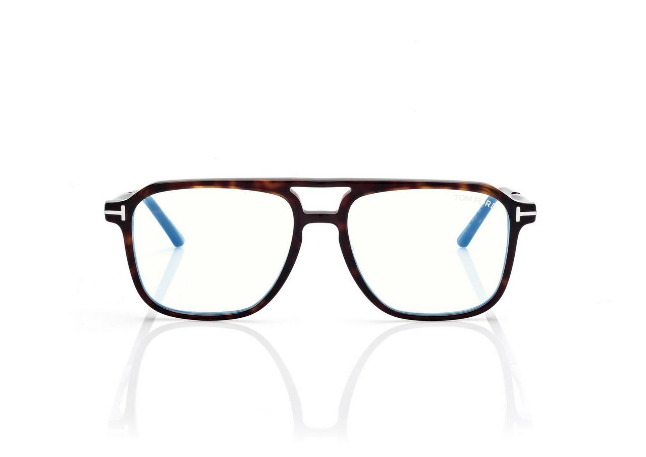TOM FORD  DARK HAVANA BLUE BLOCK NAVIGATOR OPTICALS